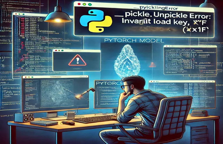 PyTorch மாதிரி ஏற்றுதல் பிழையை சரிசெய்தல்: _pickle.UnpicklingError: தவறான சுமை விசை, 'x1f'