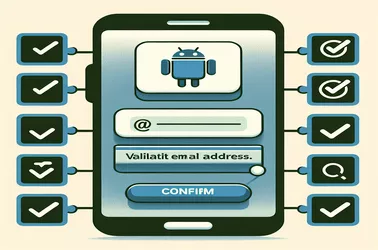 Como validar endereços de e-mail no Android EditText de maneira eficiente