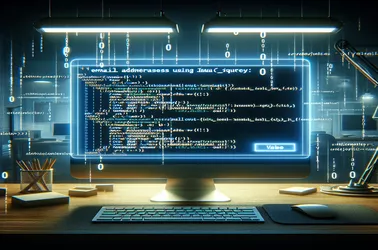 JQuery સાથે ઇમેઇલ સરનામાંને માન્ય કરી રહ્યાં છે