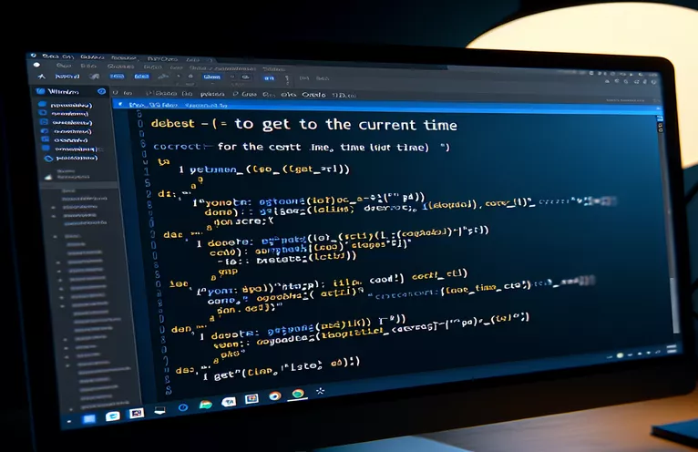 Hämta aktuell tid med Python