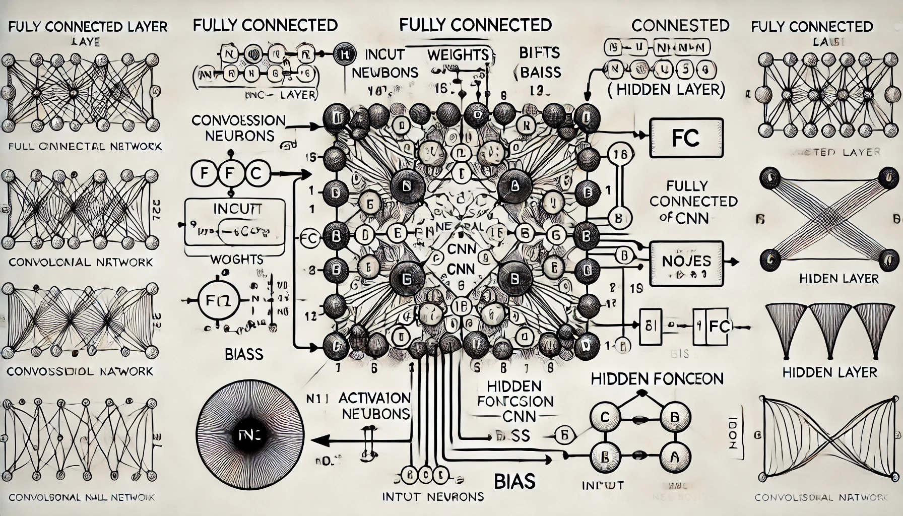 Comment déterminer un nœud dans la couche entièrement connectée d'un CNN