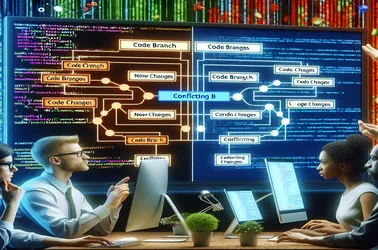 Разрешение конфликтов слияния Git: прерывание слияния и сохранение полученных изменений