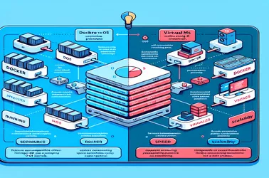 فهم الاختلافات بين Docker والأجهزة الافتراضية