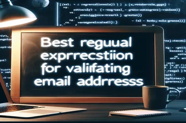 Melhor expressão regular para validação de endereços de e-mail