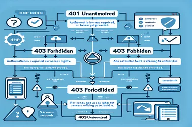 Понимание различий между 403 запрещенными и 401 несанкционированными ответами HTTP