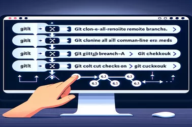सभी दूरस्थ Git शाखाओं को क्लोन कैसे करें