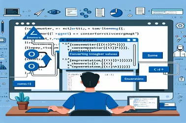 C# में पूर्णांक मानों को गणनाओं में परिवर्तित करना