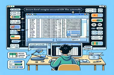 Annak biztosítása, hogy az Excel automatikusan felismerje az UTF-8 kódolású CSV-fájlokat