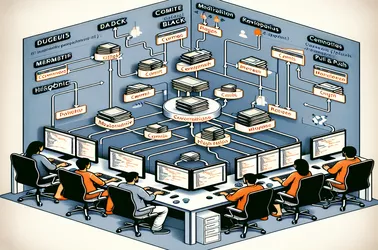 Organização eficiente de arquivos em um repositório Git para vários desenvolvedores