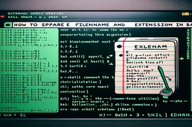 बॅशमध्ये फाइलनाव आणि विस्तार कसे वेगळे करावे
