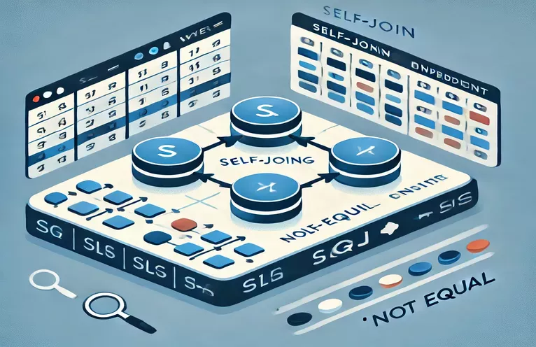 Excluding Self-Pairing Rows in SQL Server Self-Joins