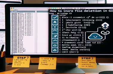 Gitలో ఫైల్ తొలగింపును ఎలా విస్మరించాలి