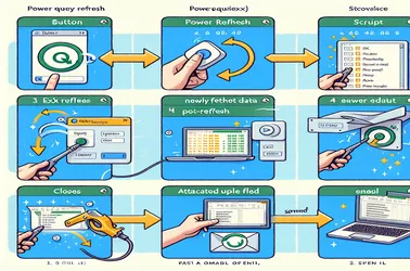 Автоматизация обновления Power Query и отправка обновленных файлов Excel по электронной почте