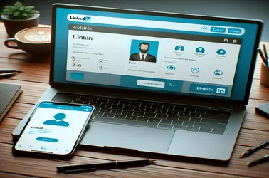 Compartilhamento de imagens por e-mail do LinkedIn