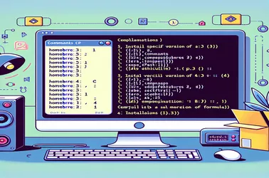 Cara Memasang Versi Formula Tertentu di Homebrew