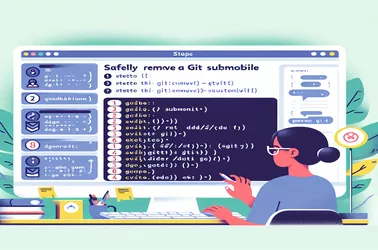 Pasos para eliminar de forma segura un submódulo de Git