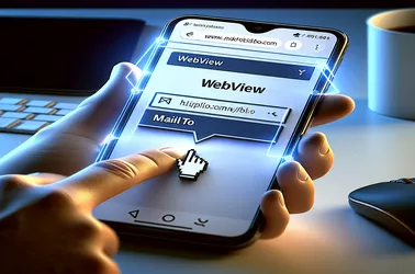 Android WebView Mailto लिंक समस्या हाताळणे