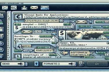 Valuutavormingute manustamine VBA loodud meilidesse