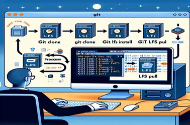 كيفية استرداد الملفات من مستودع Git باستخدام LFS