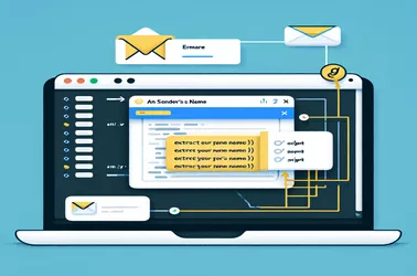 De naam van de afzender van de e-mail extraheren met behulp van Google Apps Script