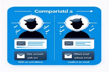 Identifiering av Windows-användarkonton: Med eller utan e-post