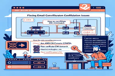 AWS WHM cPanel의 Laravel 이메일 구성과 관련된 피어 인증서 CN 불일치 문제 해결