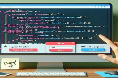 HTML indlæser ikke JavaScript: Fejlfinding af et websted til registrering og login
