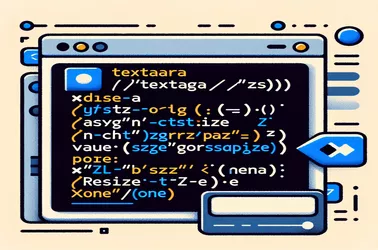 How to Stop an HTML Textarea from Resizing