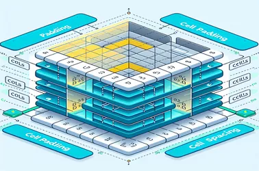 Використання CSS для встановлення відступу та інтервалу клітинок таблиці