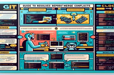 Guía para resolver conflictos de fusión de repositorios Git