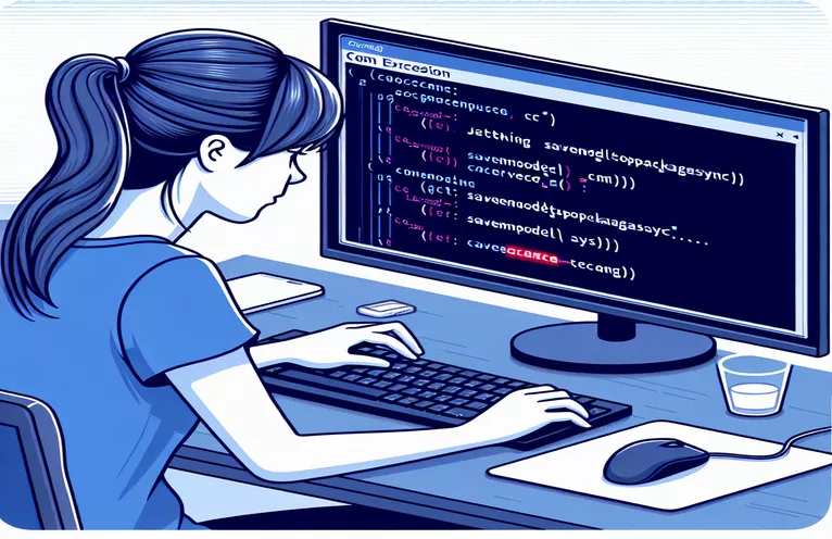 Depanarea COMException cu SaveModelToPackageAsync în C#