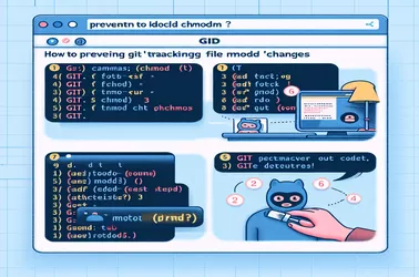 ट्रॅकिंग फाइल मोड (chmod) बदलांपासून Git ला कसे प्रतिबंधित करावे