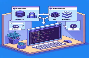 如何在 VS Code SSH 中启用 Git 扩展