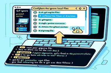 로컬 파일을 무시하도록 Git을 구성하는 방법