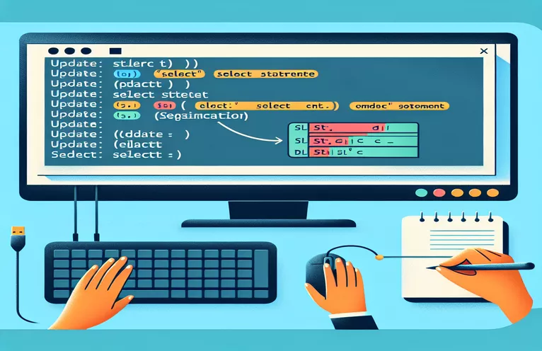 Как выполнить UPDATE с помощью инструкции SELECT в SQL Server