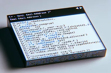 ઈમેલ એડ્રેસ વેરિફિકેશન માટે C# અમલીકરણ