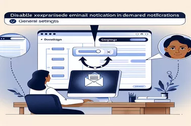 Menonaktifkan Pemberitahuan Email Kedaluwarsa di Integrasi DocuSign