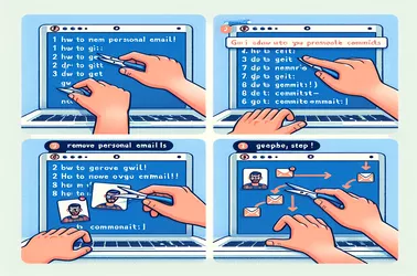 Cara Mengalih Keluar E-mel Peribadi daripada Git Commits