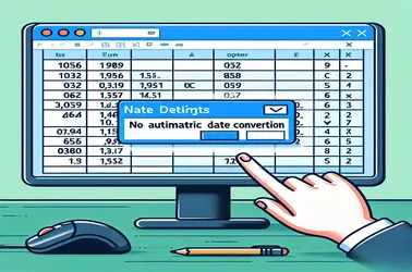 Запретить Excel автоматически преобразовывать текстовые значения в даты в файлах CSV