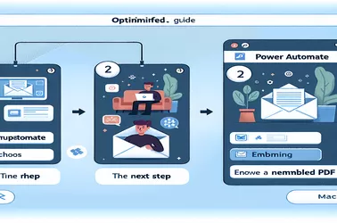 تحسين Power Automate لتضمين PDF في رسائل البريد الإلكتروني